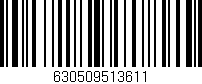 Código de barras (EAN, GTIN, SKU, ISBN): '630509513611'