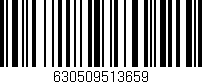 Código de barras (EAN, GTIN, SKU, ISBN): '630509513659'