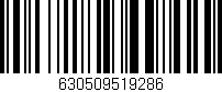Código de barras (EAN, GTIN, SKU, ISBN): '630509519286'