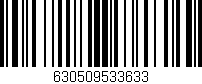 Código de barras (EAN, GTIN, SKU, ISBN): '630509533633'