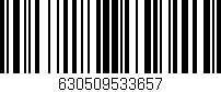 Código de barras (EAN, GTIN, SKU, ISBN): '630509533657'
