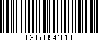 Código de barras (EAN, GTIN, SKU, ISBN): '630509541010'