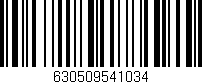 Código de barras (EAN, GTIN, SKU, ISBN): '630509541034'