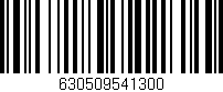 Código de barras (EAN, GTIN, SKU, ISBN): '630509541300'