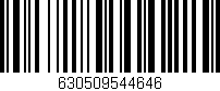 Código de barras (EAN, GTIN, SKU, ISBN): '630509544646'