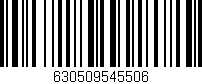 Código de barras (EAN, GTIN, SKU, ISBN): '630509545506'