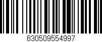 Código de barras (EAN, GTIN, SKU, ISBN): '630509554997'