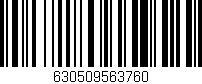 Código de barras (EAN, GTIN, SKU, ISBN): '630509563760'