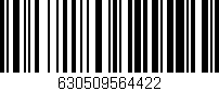 Código de barras (EAN, GTIN, SKU, ISBN): '630509564422'