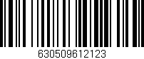 Código de barras (EAN, GTIN, SKU, ISBN): '630509612123'