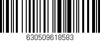 Código de barras (EAN, GTIN, SKU, ISBN): '630509618583'