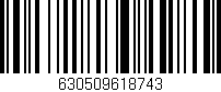 Código de barras (EAN, GTIN, SKU, ISBN): '630509618743'