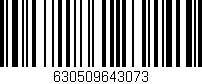 Código de barras (EAN, GTIN, SKU, ISBN): '630509643073'