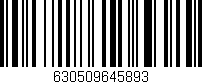 Código de barras (EAN, GTIN, SKU, ISBN): '630509645893'
