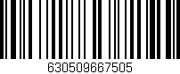 Código de barras (EAN, GTIN, SKU, ISBN): '630509667505'