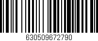 Código de barras (EAN, GTIN, SKU, ISBN): '630509672790'