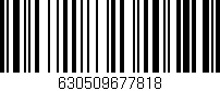 Código de barras (EAN, GTIN, SKU, ISBN): '630509677818'