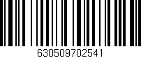 Código de barras (EAN, GTIN, SKU, ISBN): '630509702541'