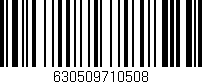 Código de barras (EAN, GTIN, SKU, ISBN): '630509710508'