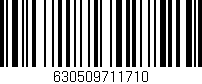 Código de barras (EAN, GTIN, SKU, ISBN): '630509711710'