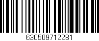 Código de barras (EAN, GTIN, SKU, ISBN): '630509712281'