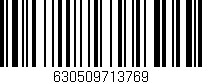 Código de barras (EAN, GTIN, SKU, ISBN): '630509713769'
