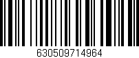 Código de barras (EAN, GTIN, SKU, ISBN): '630509714964'