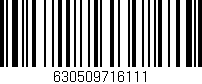 Código de barras (EAN, GTIN, SKU, ISBN): '630509716111'