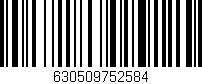 Código de barras (EAN, GTIN, SKU, ISBN): '630509752584'
