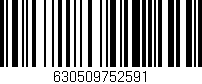 Código de barras (EAN, GTIN, SKU, ISBN): '630509752591'