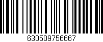 Código de barras (EAN, GTIN, SKU, ISBN): '630509756667'