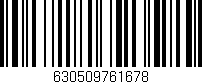 Código de barras (EAN, GTIN, SKU, ISBN): '630509761678'