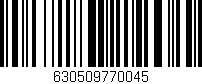 Código de barras (EAN, GTIN, SKU, ISBN): '630509770045'