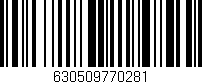 Código de barras (EAN, GTIN, SKU, ISBN): '630509770281'