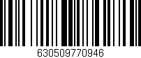 Código de barras (EAN, GTIN, SKU, ISBN): '630509770946'