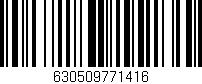 Código de barras (EAN, GTIN, SKU, ISBN): '630509771416'