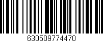 Código de barras (EAN, GTIN, SKU, ISBN): '630509774470'