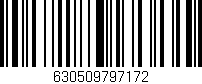 Código de barras (EAN, GTIN, SKU, ISBN): '630509797172'