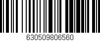 Código de barras (EAN, GTIN, SKU, ISBN): '630509806560'