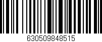 Código de barras (EAN, GTIN, SKU, ISBN): '630509848515'