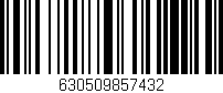 Código de barras (EAN, GTIN, SKU, ISBN): '630509857432'