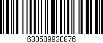 Código de barras (EAN, GTIN, SKU, ISBN): '630509930876'