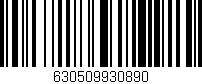 Código de barras (EAN, GTIN, SKU, ISBN): '630509930890'
