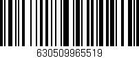 Código de barras (EAN, GTIN, SKU, ISBN): '630509965519'