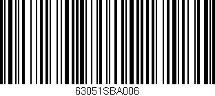 Código de barras (EAN, GTIN, SKU, ISBN): '63051SBA006'