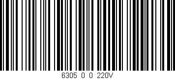 Código de barras (EAN, GTIN, SKU, ISBN): '6305_0_0_220V'