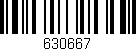 Código de barras (EAN, GTIN, SKU, ISBN): '630667'