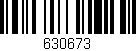 Código de barras (EAN, GTIN, SKU, ISBN): '630673'