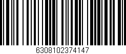 Código de barras (EAN, GTIN, SKU, ISBN): '6308102374147'