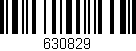Código de barras (EAN, GTIN, SKU, ISBN): '630829'